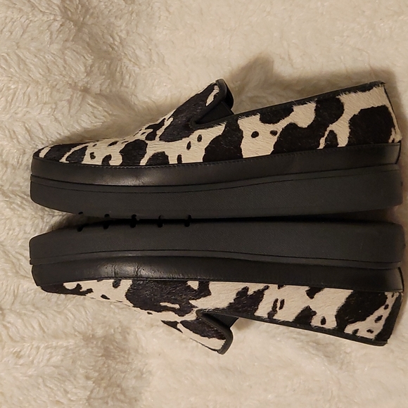 DONALD J. PLINER Mickey-Eh Calf Hair Platform Loafer Sneakers 👟. - Picture 7 of 11